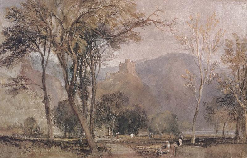 J.M.W. Turner Marxbourg and Brugberg on the Rhine Spain oil painting art